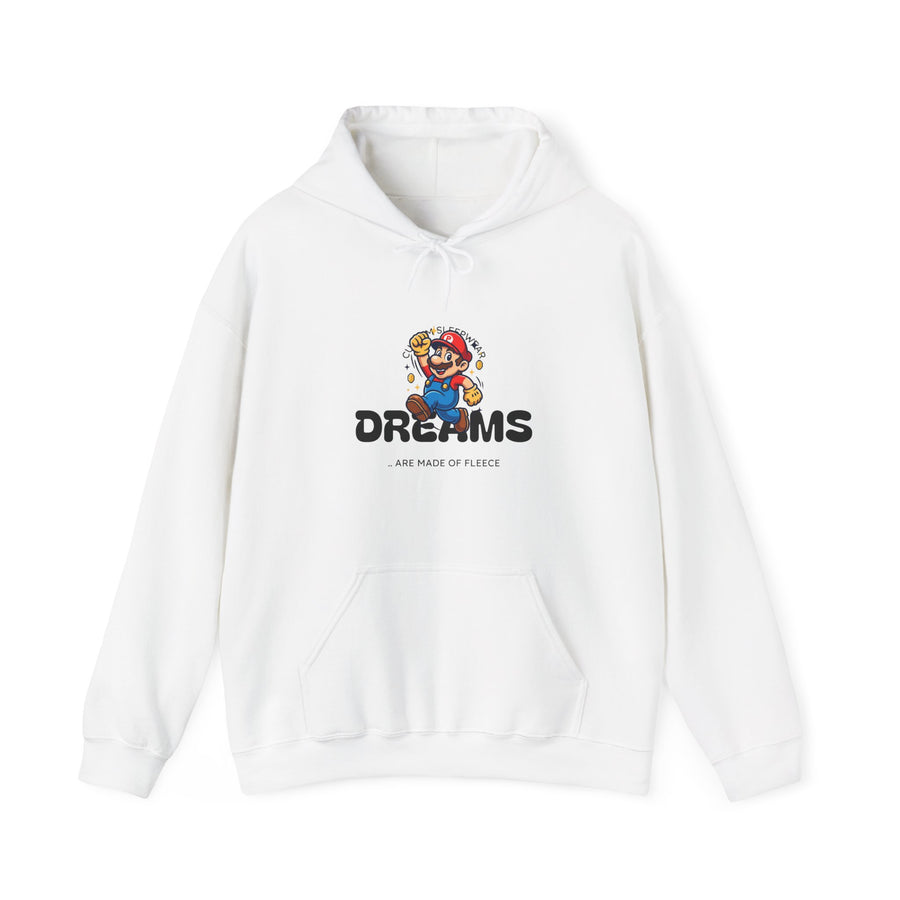 Dreams Gamer Hoodie — Retro Platformer Inspired Hooded Sweatshirt