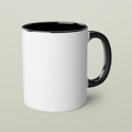 Blank 11 oz accent mug for AI Clothes personalization