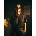 Dark luxury premium t-shirt lifestyle photo